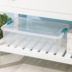 Контейнер 14 л Smart Box, цвет прозрачно-бирюзовый Контейнер 14 л Smart Box, цвет прозрачно-бирюзовый