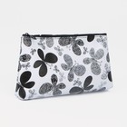 Cosmetic bag simple Butterfly 19*2*10 Department zip, black/white