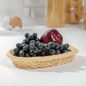 Корзинка для фруктов и хлеба Доляна «Ваниль», 25×19×4 см в Донецке