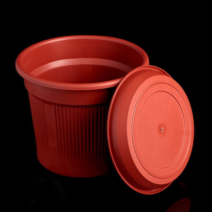 горшок антик 4. кашпо дама 12 с/п терракот 0,8л алеана. л терракот. 20,3л. горшок европа 18л белый с поддоном (15шт) ханпласт.