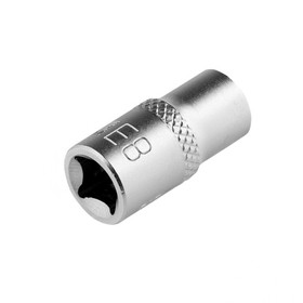 Головка торцевая Stels 13867, Е8, CrV, 1/4" 4676873