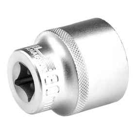 Головка торцевая Stels 13673, под квадрат, 1/2", 30 мм, двенадцатигранная, хромированная 4676886