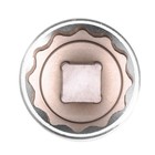 Головка торцевая Stels 13674, под квадрат, 1/2", 32 мм, двенадцатигранная, хромированная 4676887