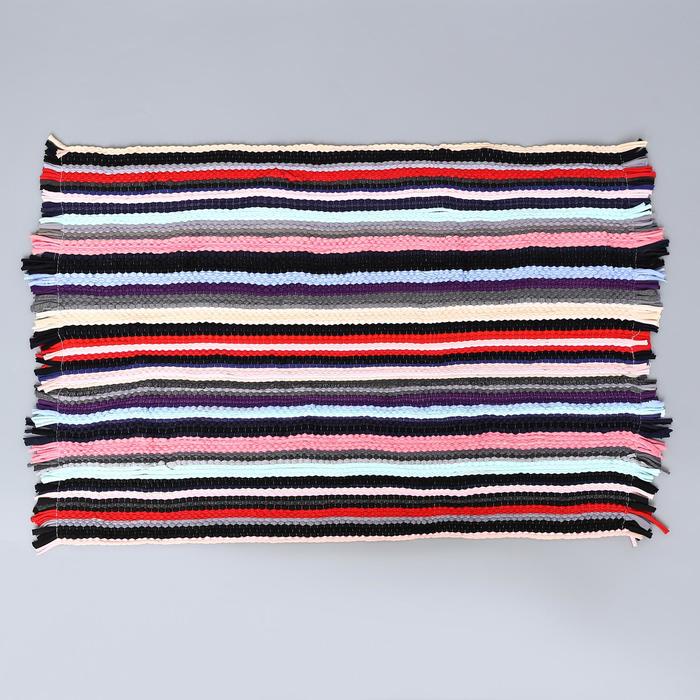 Коврик-половичок средний Доляна, 48×78 см, цвет МИКС