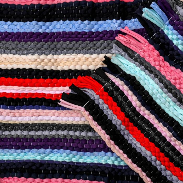 Коврик-половичок средний Доляна, 48×78 см, цвет МИКС - фото 797589294