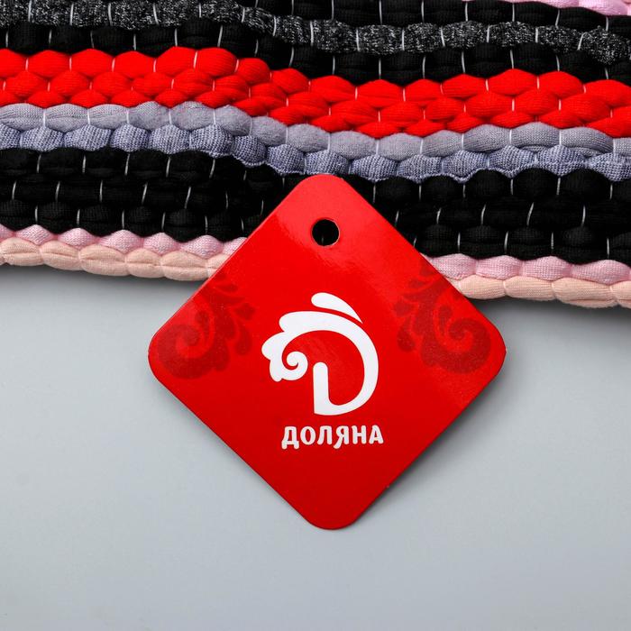 Коврик-половичок средний Доляна, 48×78 см, цвет МИКС - фото 797589295