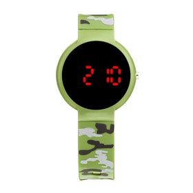 Часы наручные электронные "Ройстон", ремешок силикон, l-23 см, микс