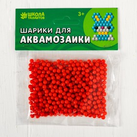 Шарики для аквамозаики, набор 500 шт, цвет красный в Донецке