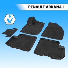 Коврики салона Rival Renault Arkana 2019-н.в, полиуретан,(крепёж), 5 шт 14709001 4632432