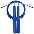 Speed skipping rope 2.8 m, color blue