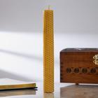 Свеча из вощины с васильком, 2,2×21 см Свеча из вощины с васильком, 2,2×21 см
