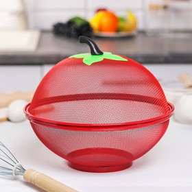 A sieve with lid "Taste" for food storage d=25 cm, MIX color