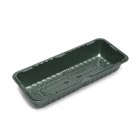 Мини-парник для рассады, 40 × 16 × 12 см, без вставок, тёмно-зелёный, Greengo 4606246