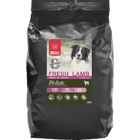 Сухой корм Blitz Fresh Lamb Low Grain для собак, низкозерновой, ягненок, 1,5 кг