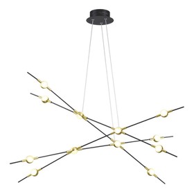 Светильник Costella, 48Вт LED, 4000К, 3840лм, цвет чёрный