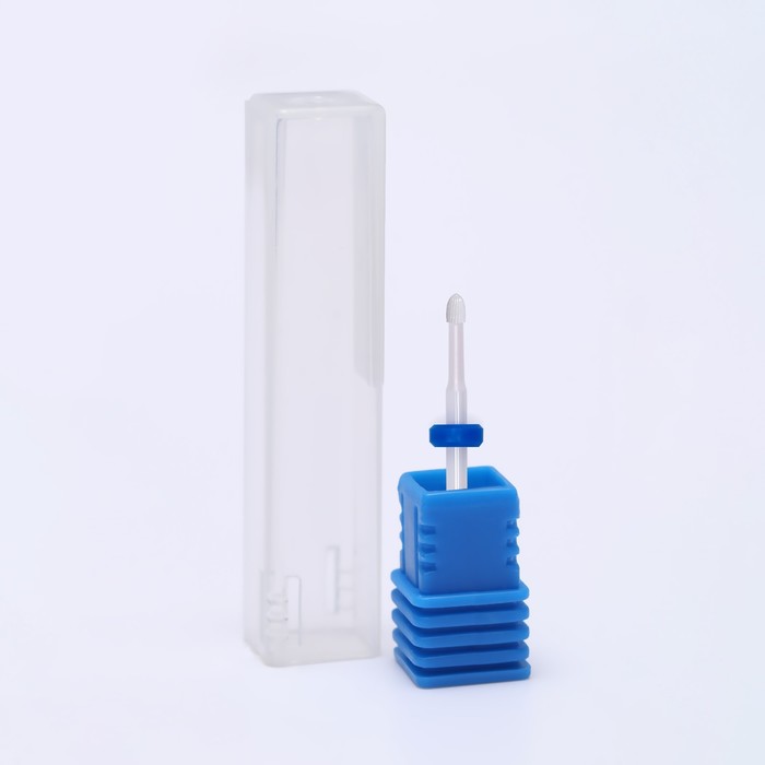 Фреза керамическая для кутикулы, безопасная, средняя нарезка, 2 × 3 мм
