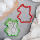 Форма для вырезания из теста и мастики «Семья медведей», цвет МИКС Форма для вырезания из теста и мастики «Семья медведей», цвет МИКС
