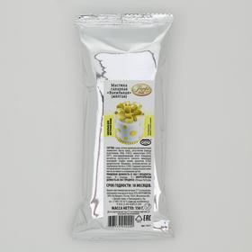Мастика сахарная ванильная, жёлтая, 150 г