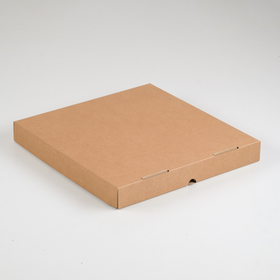 Упаковка для пиццы, бурая, 35 х 35 х 4 см