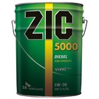 Масло моторное ZIC X5000 Diesel 5W-30, Cl-4, п/синтетическое, 20 л 4703029 - фото 89898