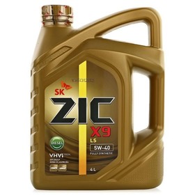 Масло моторное ZIC X9 LS Diesel 5W-40, SN синтетическое, 4 л 4703037