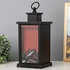 Ночник "Камин" LED чёрный 13х13х30 см Ночник "Камин" LED чёрный 13х13х30 см