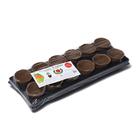 Набор для рассады: торфяной горшок 8 × 8 см (12 шт.) по 250 мл, поддон, чёрный 4661944