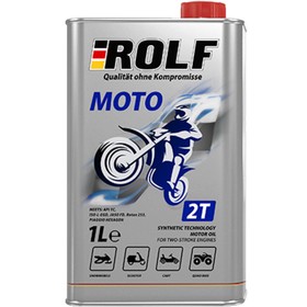 Масло моторное, Rolf Moto, для 2T мотоциклов, п/синтетическое, 1 л 4707373