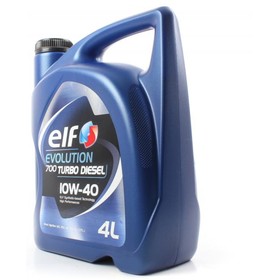 Масло моторное ELF 10W-40, Evolution 700 Turbo diesel, SL/CF, синтетическое, 4 л 4710497