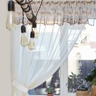 Тюль с подхватом и ламбрекеном "Beautiful kitchen" 250х200 см, 100% п/э, вуаль - фото 638258