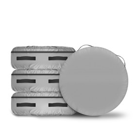 Чехлы для хранения колес автомобилей класса "Тяжелый внедорожник" R16-22 (оксфорд 240, серый), Tbag
