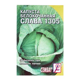 Семена Капуста белокачанная "Слава 1305", 1 г