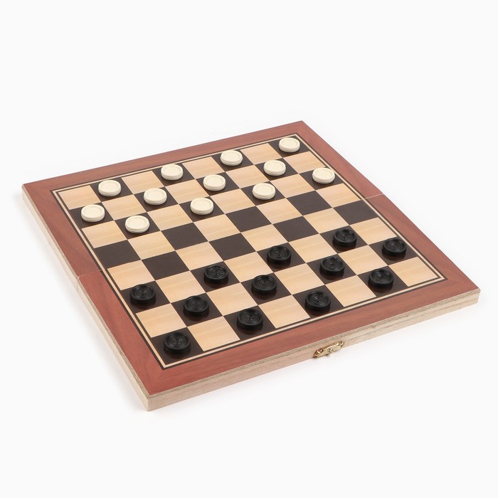 Настольная игра 2 в 1 "Лабарт": шашки, нарды, 29 х 29 см