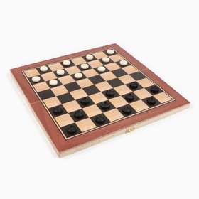 Нарды "Лабарт", деревянная доска 39 х 39 см, с полем для игры в шашки