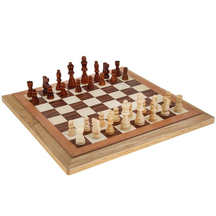 Игра настольная 3 в 1: нарды, шахматы, шашки, поле 40 × 40 см