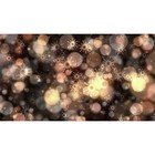 Фотобаннер, 300 × 200 см, с фотопечатью, «Снежинки и мерцание»