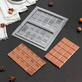 Форма для шоколада «Плитка шоколада», 26,5x21 см