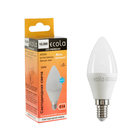 Лампа светодиодная Ecola candle LED Premium, 10 Вт, E14, 4000 K, свеча, 100x37 мм Лампа светодиодная Ecola candle LED Premium, 10 Вт, E14, 4000 K, свеча, 100x37 мм