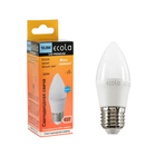Лампа светодиодная Ecola candle LED Premium, 10 Вт, E27, 6000 K, свеча, 100x37 мм Лампа светодиодная Ecola candle LED Premium, 10 Вт, E27, 6000 K, свеча, 100x37 мм