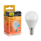 Лампа светодиодная Ecola globe LED Premium, G45, 10 Вт, E14, 2700 K, шар, 82x45 мм Лампа светодиодная Ecola globe LED Premium, G45, 10 Вт, E14, 2700 K, шар, 82x45 мм