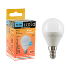 Лампа светодиодная Ecola globe LED Premium, G45, 10 Вт, E14, 6000 K, шар, 82x45 мм Лампа светодиодная Ecola globe LED Premium, G45, 10 Вт, E14, 6000 K, шар, 82x45 мм