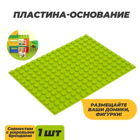 {{productViewItem.photos[photoViewList.activeNavIndex].Alt || productViewItem.photos[photoViewList.activeNavIndex].Description || 'Пластина-основание для конструктора, малая цвет Салатовый 25,5 х19 см'}}