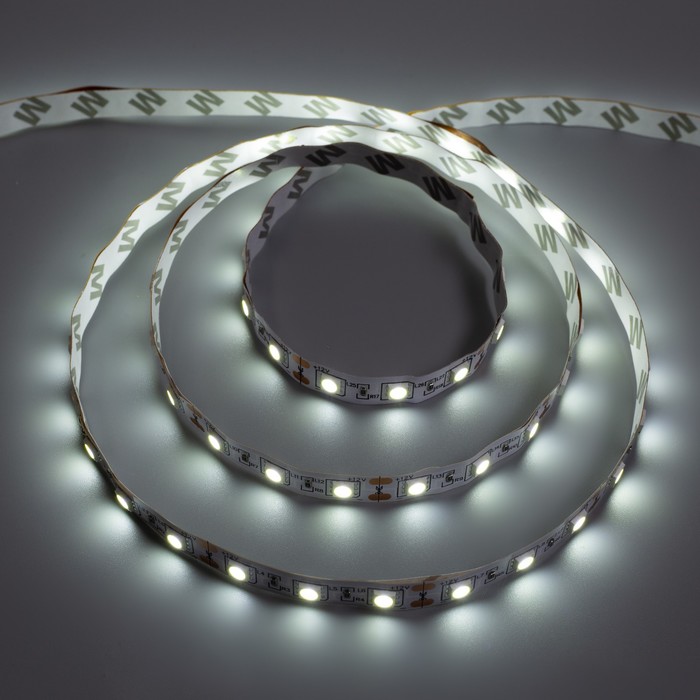 Светодиодная лента Ecola, 12В, SMD5050, 3 м, IP20, 14.4Вт/м, 60 LED/м, 6000К