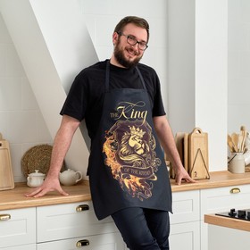 Фартук "Этель" The King of the kitchen  73х71 см см, 100% хл, саржа 190 гр/м2