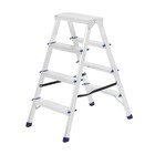 The TUNDRA stepladder, aluminum, double-sided, 4-speed, 860 mm