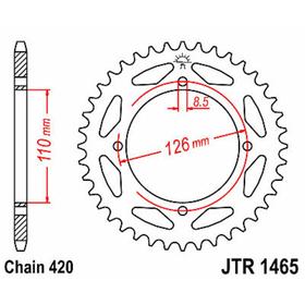 Звезда задняя ведомая для мотоцикла JTR1465 4720604