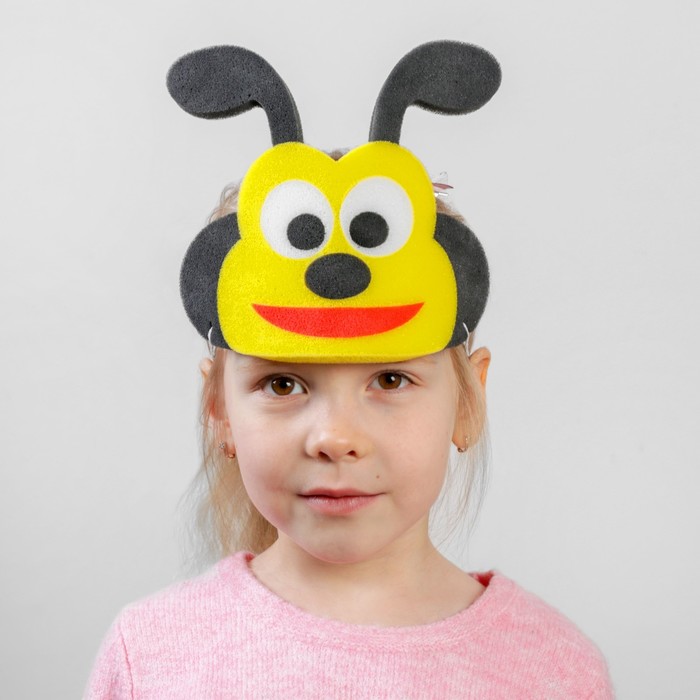 Карнавальная маска «Пчёлка» на резинке, поролон