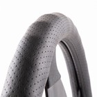Оплетка руля Autoprofi, экокожа, обхват 9 см, чёрный, размер М, 37-39 см 4722083 Оплетка руля Autoprofi, экокожа, обхват 9 см, чёрный, размер М, 37-39 см 4722083