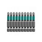 Биты KRAFTOOL Optimum Line 26122-3-50-10, Е 1/4", 50 мм, 10 шт., PH3 4727061 - фото 90495