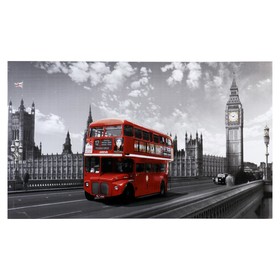 Картина-холст на подрамнике "Лондон" 60х100 см